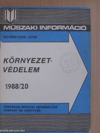 Környezetvédelem 1988/20.