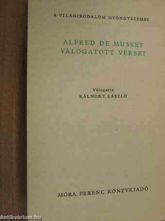 Alfred de Musset válogatott versei