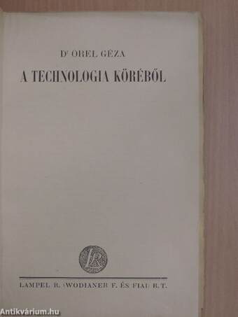 A technologia köréből