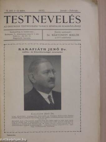 Testnevelés 1932. január-december