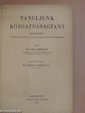 Tanuljunk közgazdaságtant