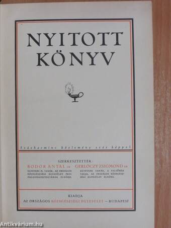 Nyitott könyv