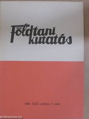 Földtani Kutatás 1988/1.