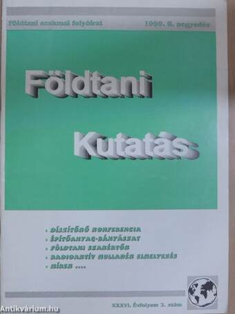 Földtani Kutatás 1999. II. negyedév