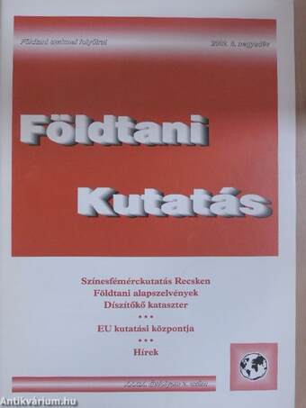 Földtani Kutatás 2002. II. negyedév