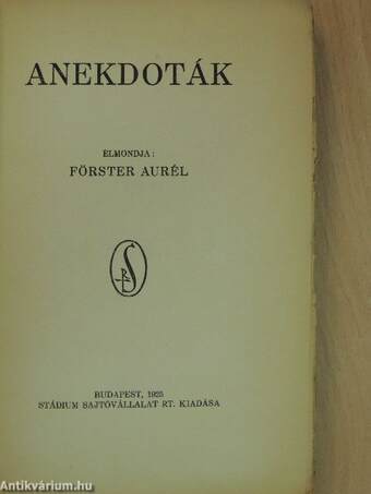 Anekdoták I-II.