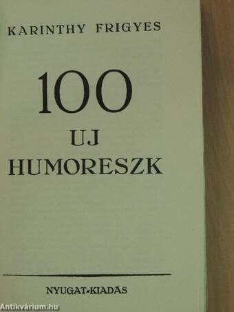 100 uj humoreszk