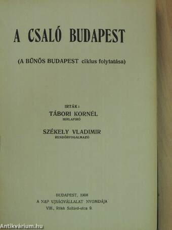 A csaló Budapest