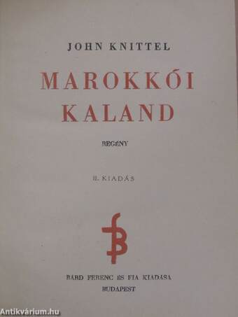 Marokkói kaland