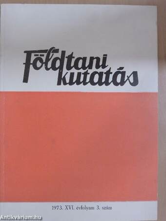 Földtani Kutatás 1973/3.