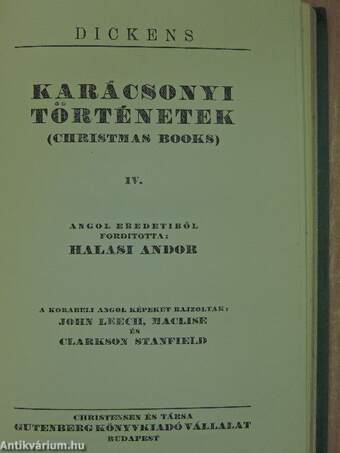 Karácsonyi történetek III-IV. (töredék)