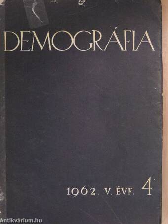 Demográfia 1962/4.