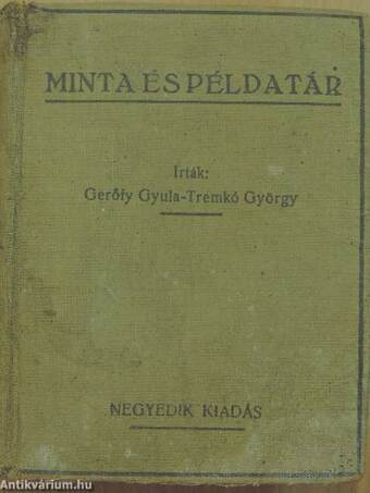 Minta és példatár a községi jegyzők és anyakönyvvezetők által végezhető magánmunkálatokról