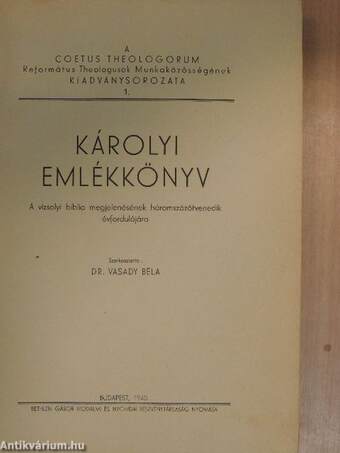 Károlyi emlékkönyv