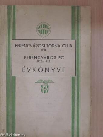 Ferencváros FC 1926-1933. évkönyve