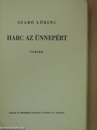 Harc az ünnepért