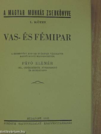 Vas- és fémipar