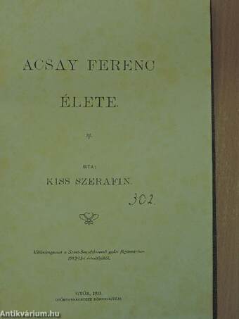 Acsay Ferenc élete