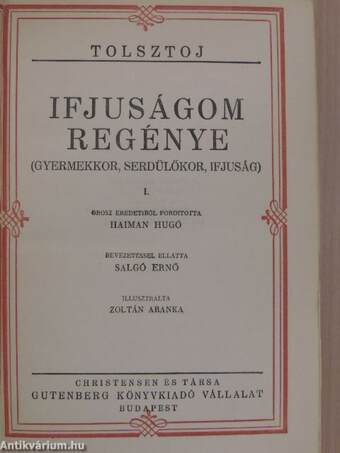 Ifjuságom regénye I-III./Családi boldogság