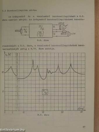 Vezetékes híradástechnikai mérések I/1.