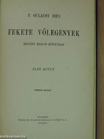 Fekete vőlegények I-III.