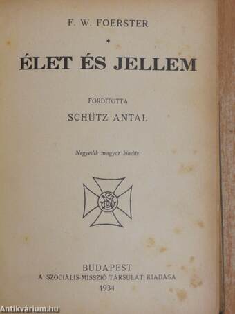 Élet és jellem