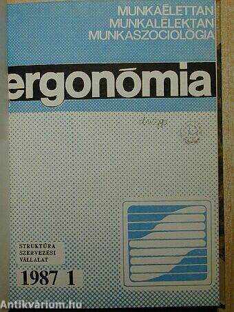 Ergonómia 1987/1-4.