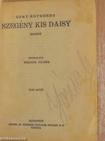 Szegény kis Daisy I-II.