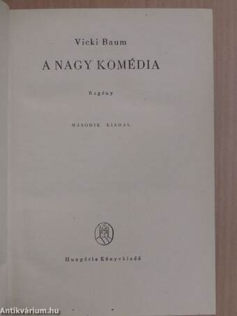 A nagy komédia