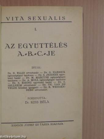 Az együttélés A. B. C.-je