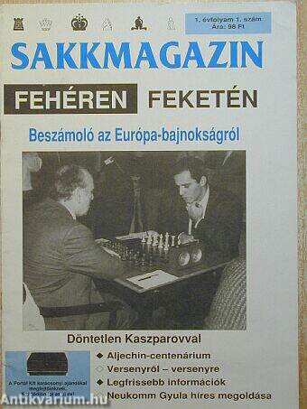 Sakkmagazin fehéren feketén 1993. január