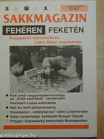 Sakkmagazin fehéren feketén 1993. április