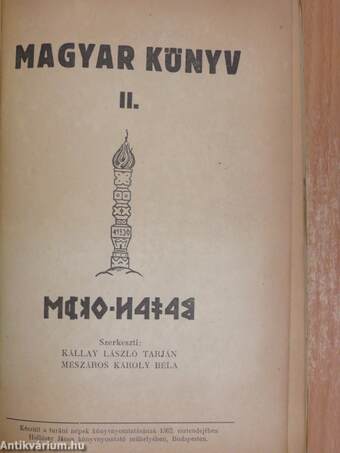 Magyar könyv II.