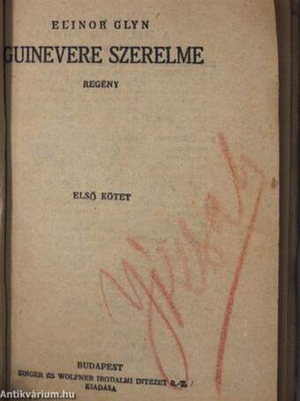 Guinevere szerelme I-II.