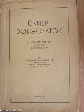 Ünnepi dolgozatok