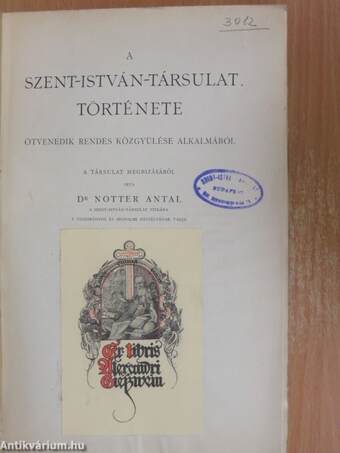 A Szent-István-Társulat története