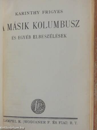 A másik Kolumbusz/Szergiusz/A Vénusz bünügy