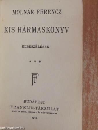 Kis hármaskönyv III.