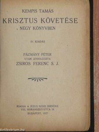 Krisztus követése