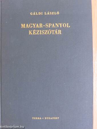 Magyar-spanyol kéziszótár