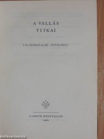 A vallás titkai