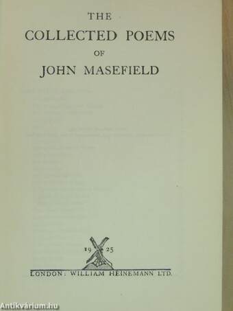 The collected poems of John Masefield