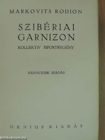 Szibériai Garnizon