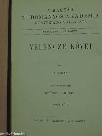 Velencze kövei II. (töredék)