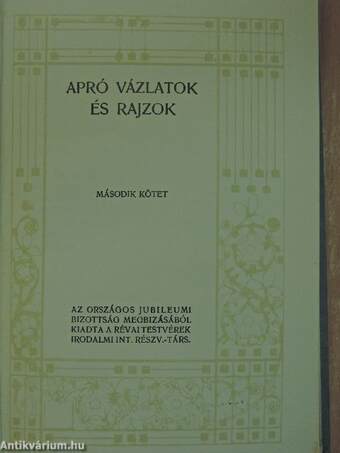 Apró vázlatok és rajzok II. 