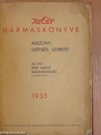 Az Est hármaskönyve 1935