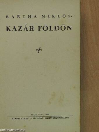 Kazár földön