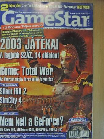 GameStar 2003. január-december - 34 db CD-vel