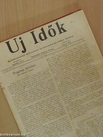 Uj Idők 1922. (nem teljes évfolyam) I-II.