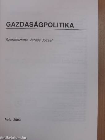 Gazdaságpolitika